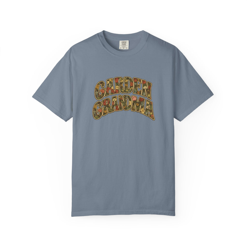 Garden Grandma Floral Design T-shirt