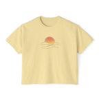 Small Sun Sketch Women's Boxy Tee