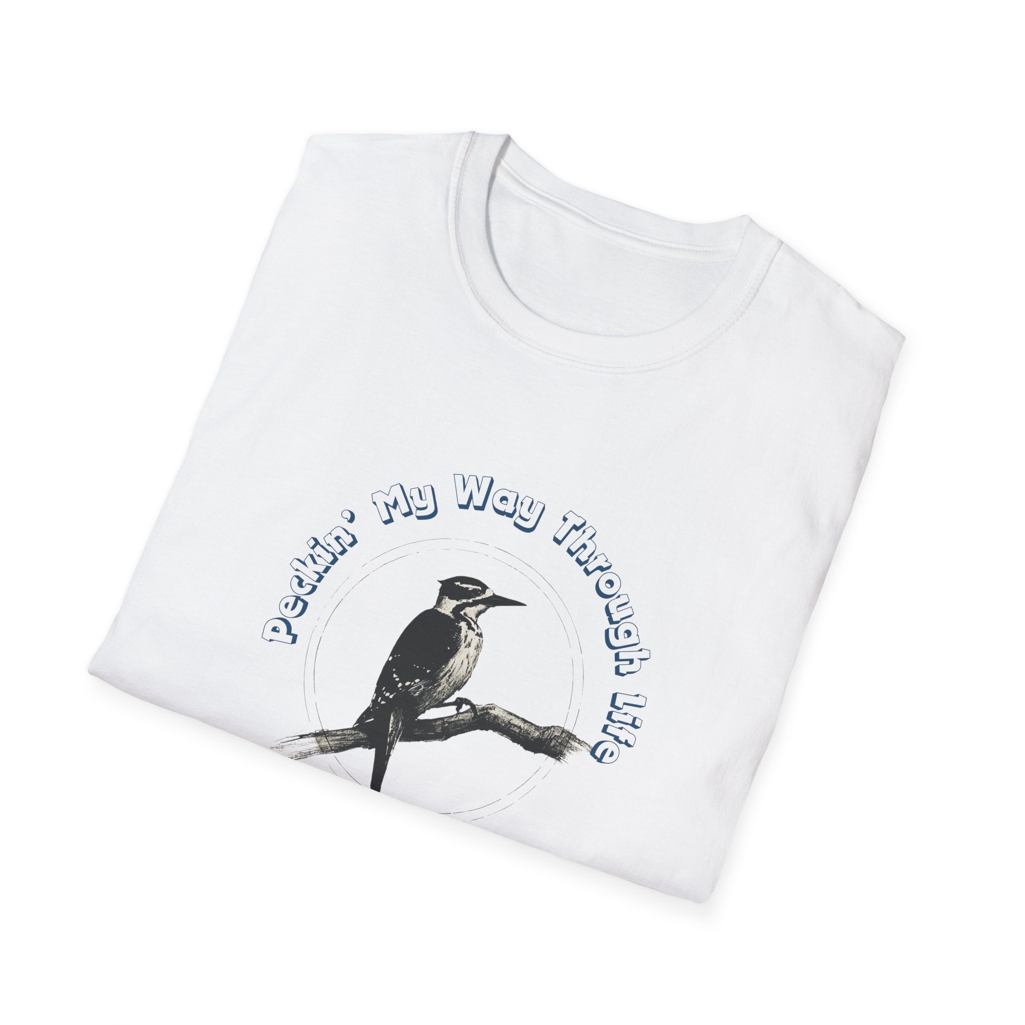 Peckin' My Way Through Life Unisex Softstyle T-Shirt