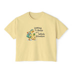 Leaving Is A Whole Situation Ducks Women's Boxy Tee
