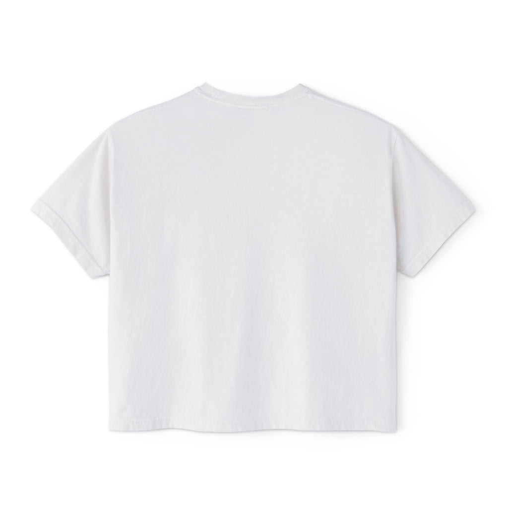 Super Mom Floral Design Women's Boxy Tee
