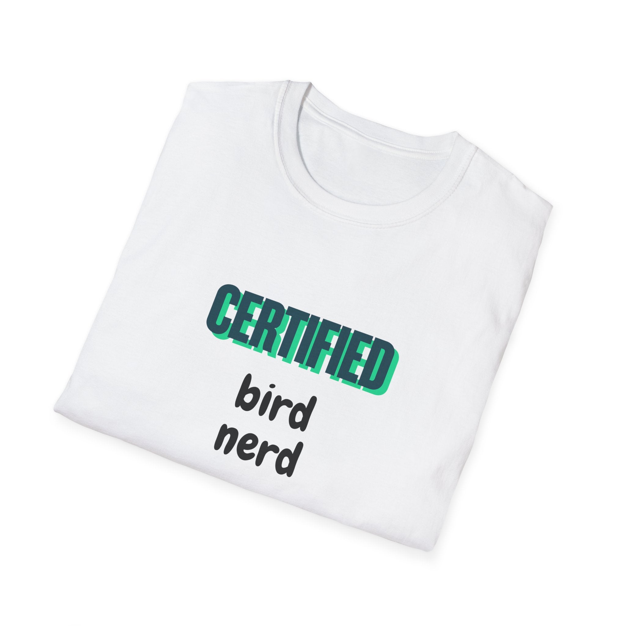 Certified Bird Nerd Unisex Softstyle T-Shirt