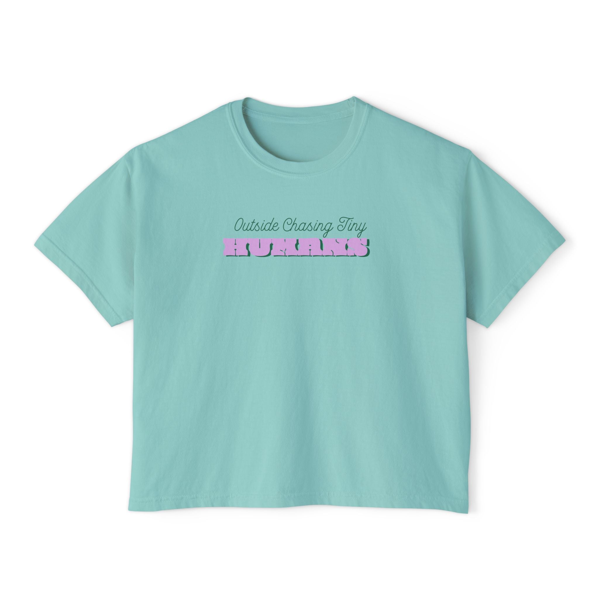 Outside Chasing Tiny Humans Women's Boxy Tee