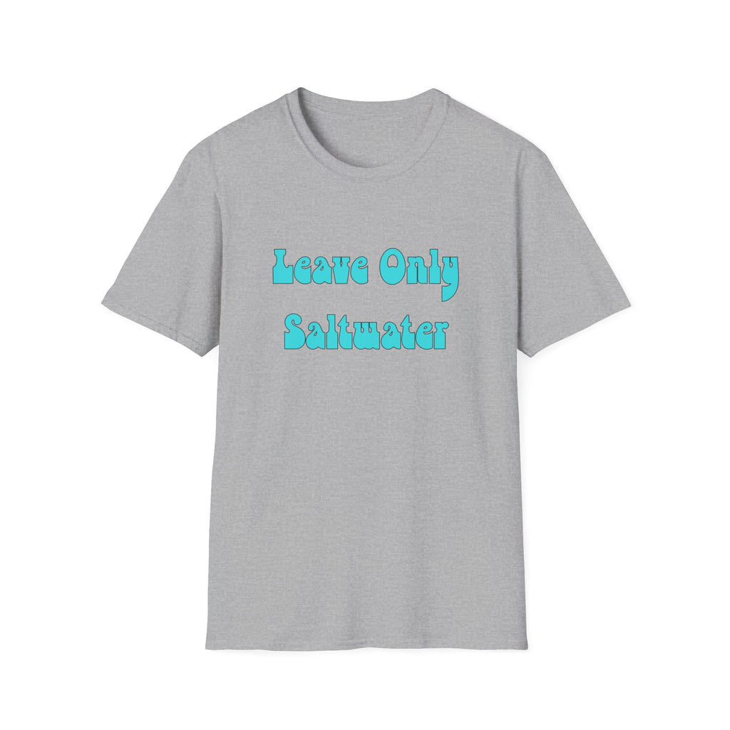 Leave Only Saltwater Unisex Softstyle T-Shirt
