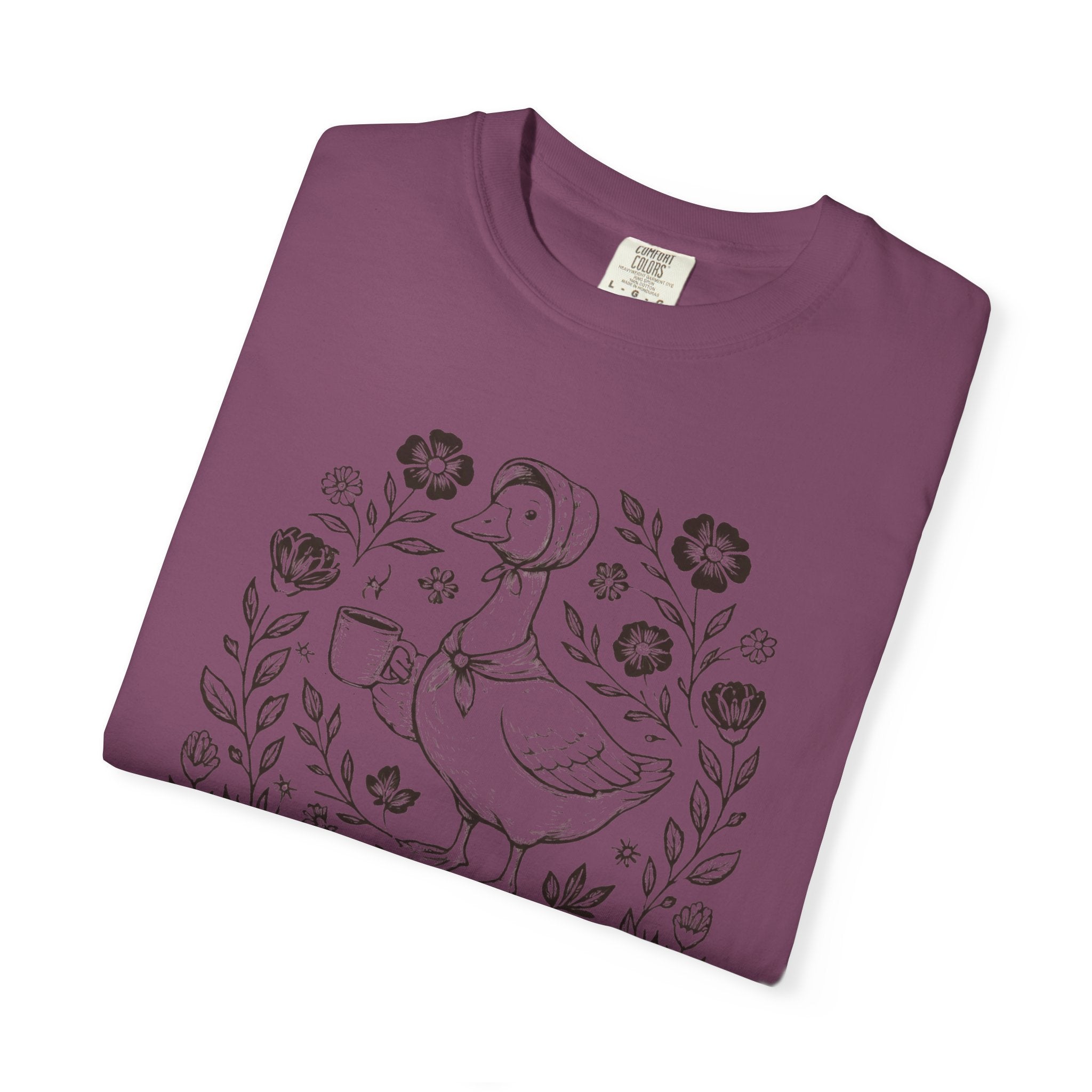 Super Mom Mother Goose Graphics Unisex Garment-Dyed T-shirt
