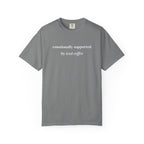 Emotionally Supported By Iced Coffee T-shirt