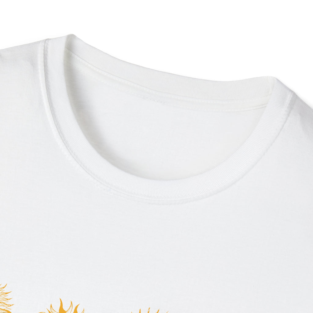 Sun and Waves Graphics Unisex Softstyle T-Shirt