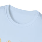 Sun and Waves Graphics Unisex Softstyle T-Shirt