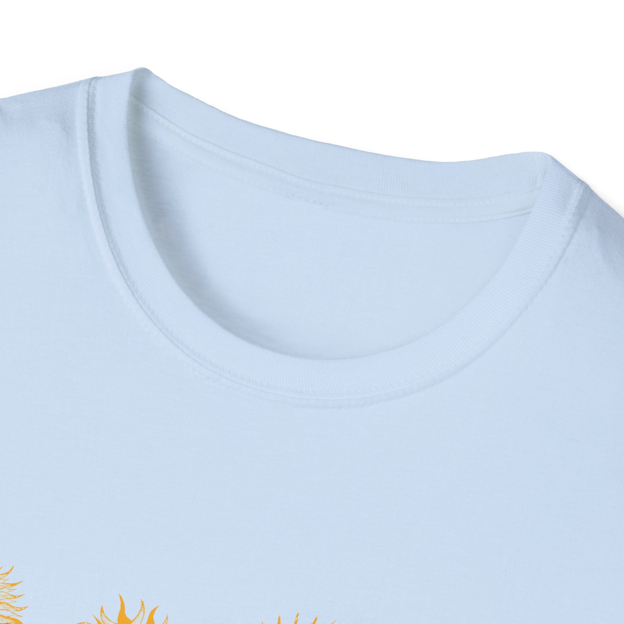 Sun and Waves Graphics Unisex Softstyle T-Shirt