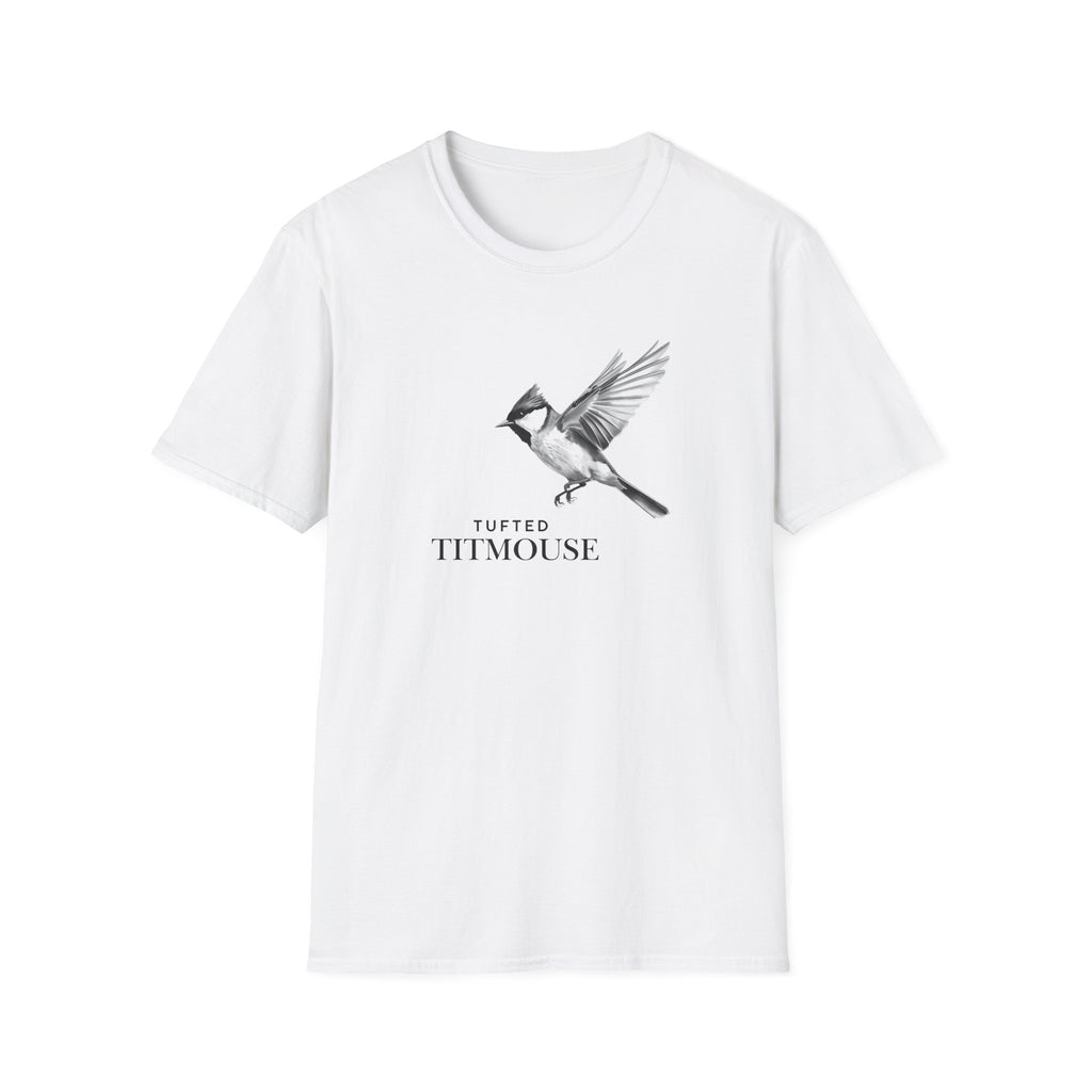 Tufted Titmouse Unisex Softstyle T-Shirt