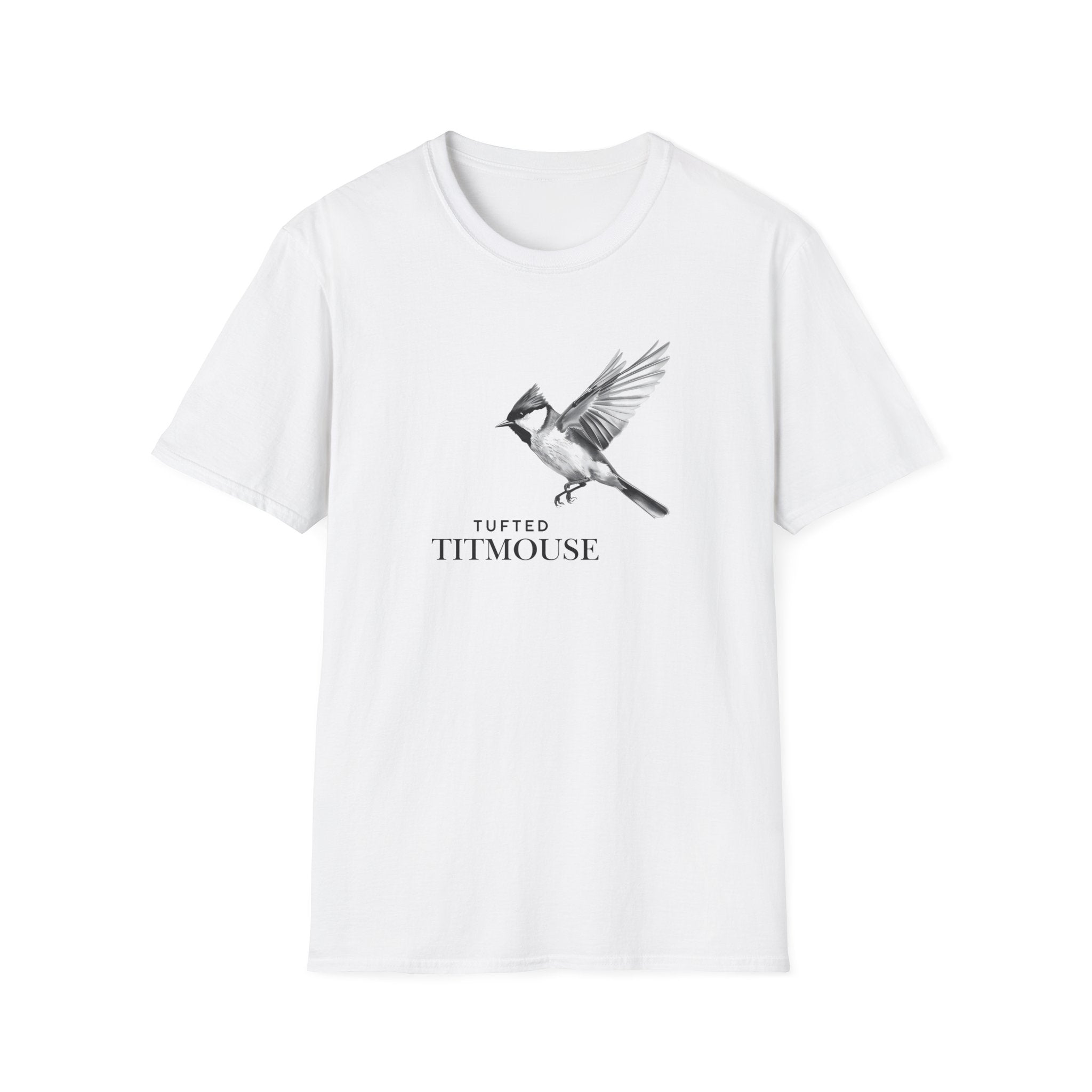 Tufted Titmouse Unisex Softstyle T-Shirt