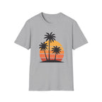 Retro Palm Tree Graphics Unisex Softstyle T-Shirt