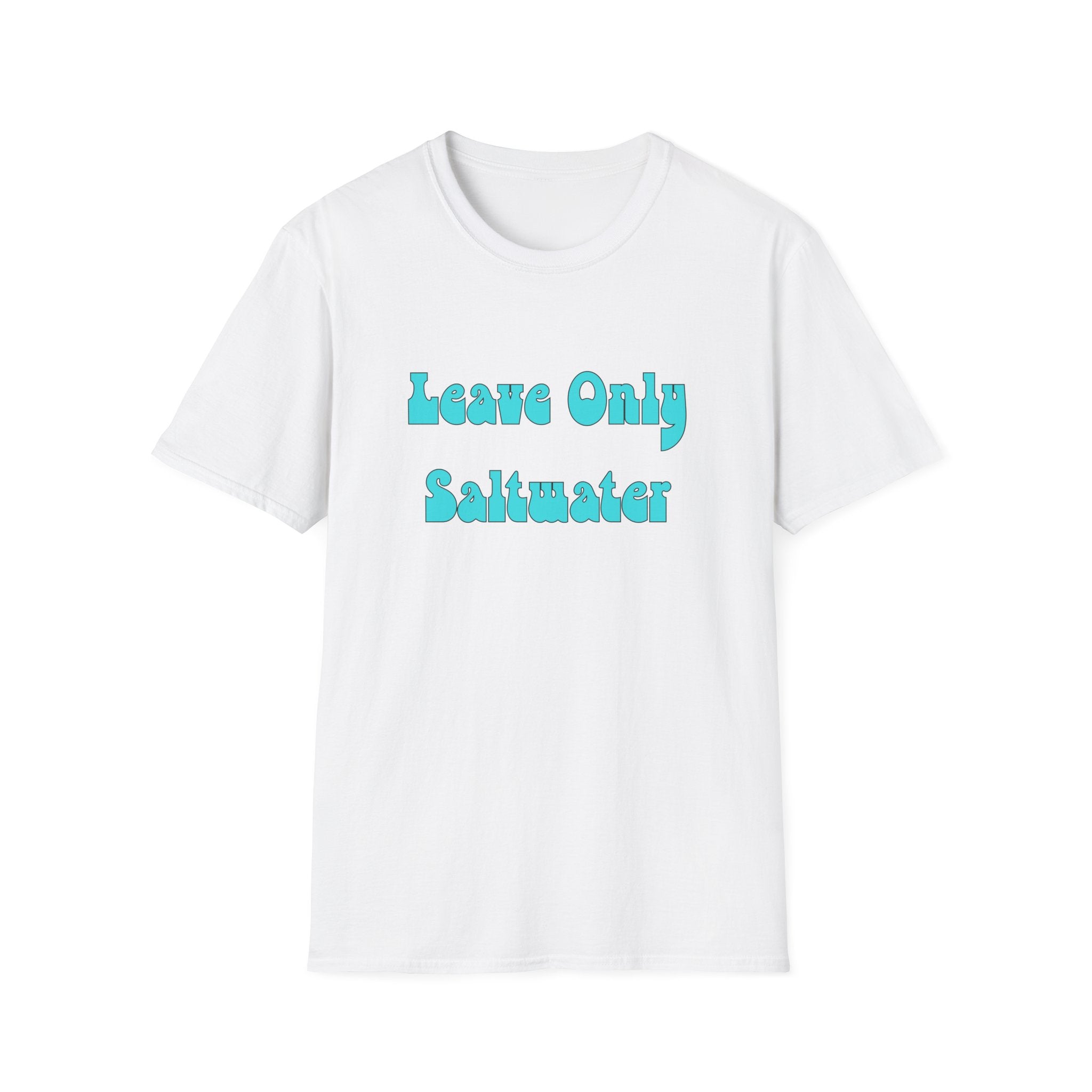Leave Only Saltwater Unisex Softstyle T-Shirt