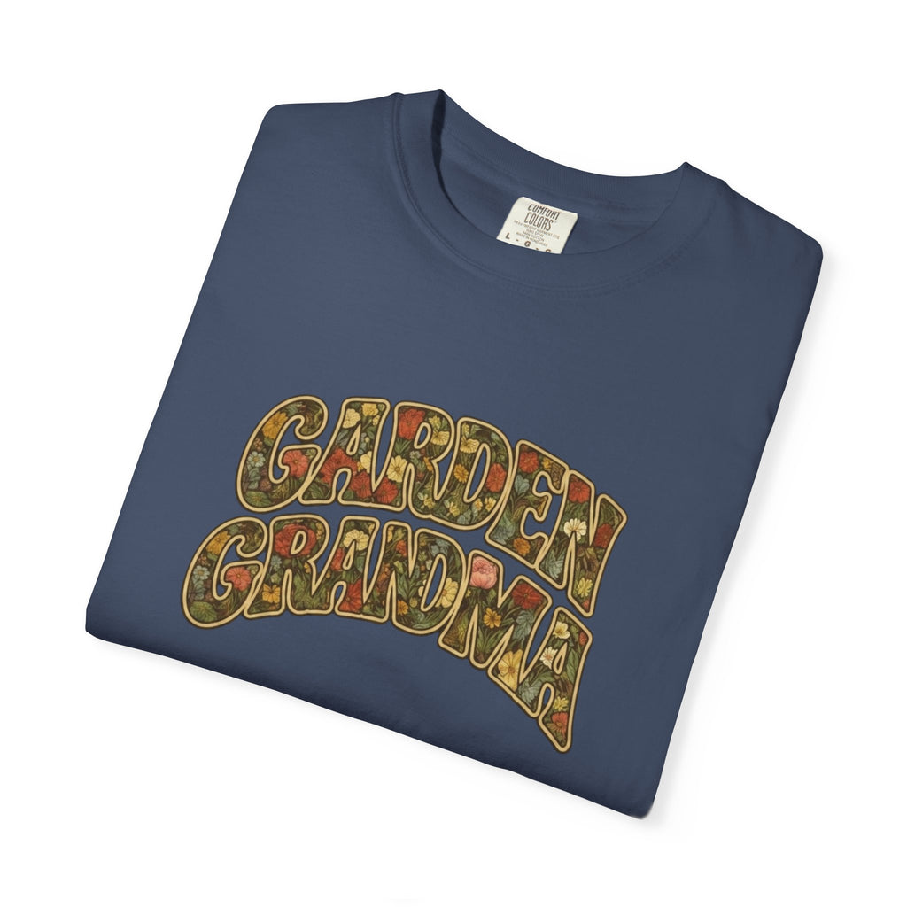 Garden Grandma Floral Design T-shirt