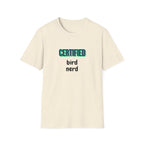 Certified Bird Nerd Unisex Softstyle T-Shirt