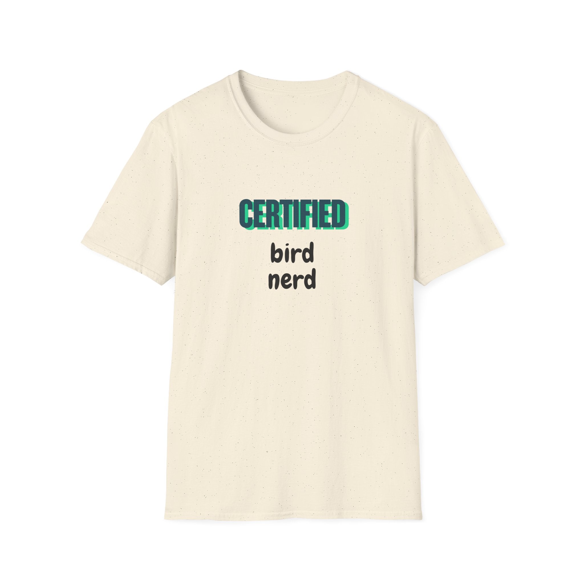 Certified Bird Nerd Unisex Softstyle T-Shirt