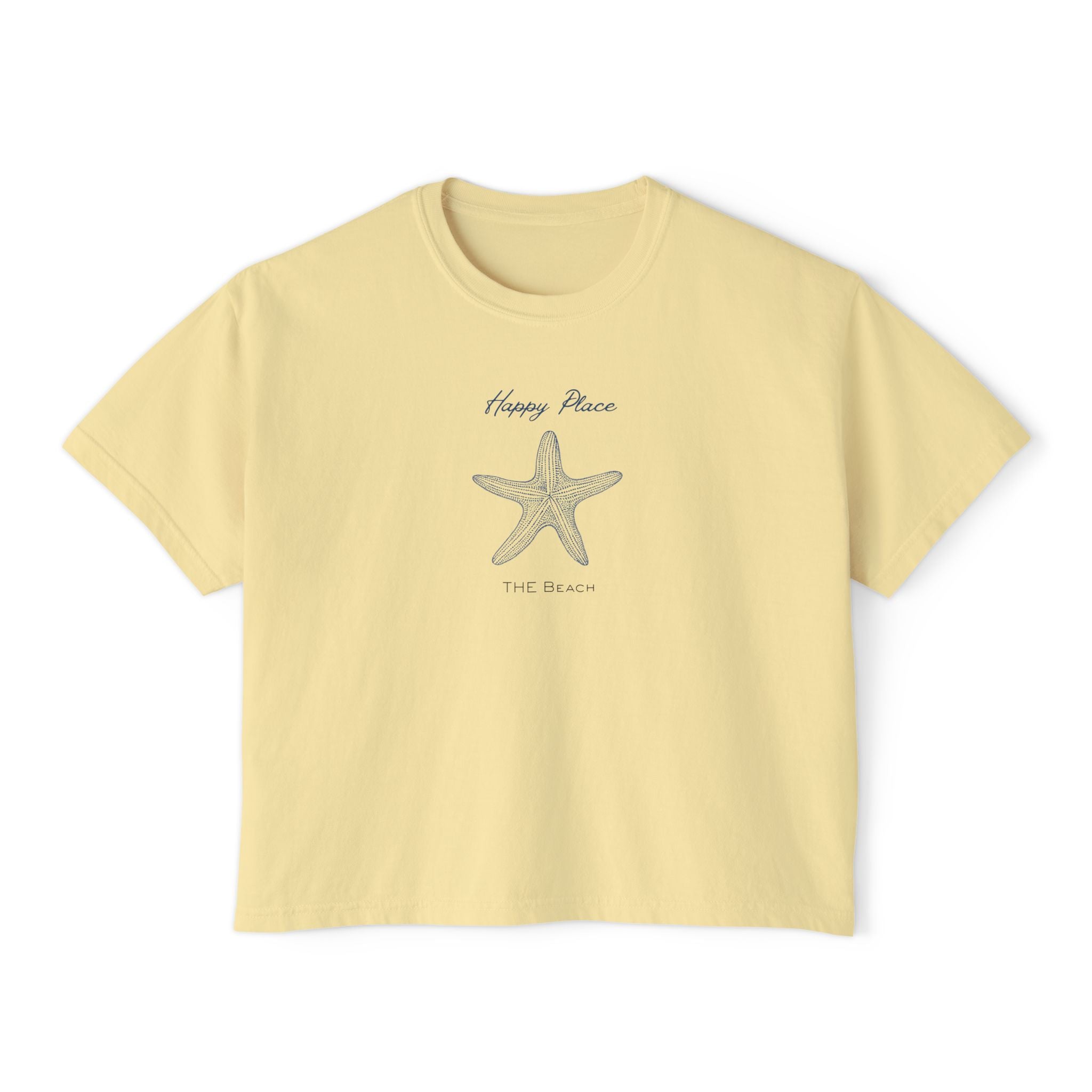 Happy Place Beach Women's Boxy Tee