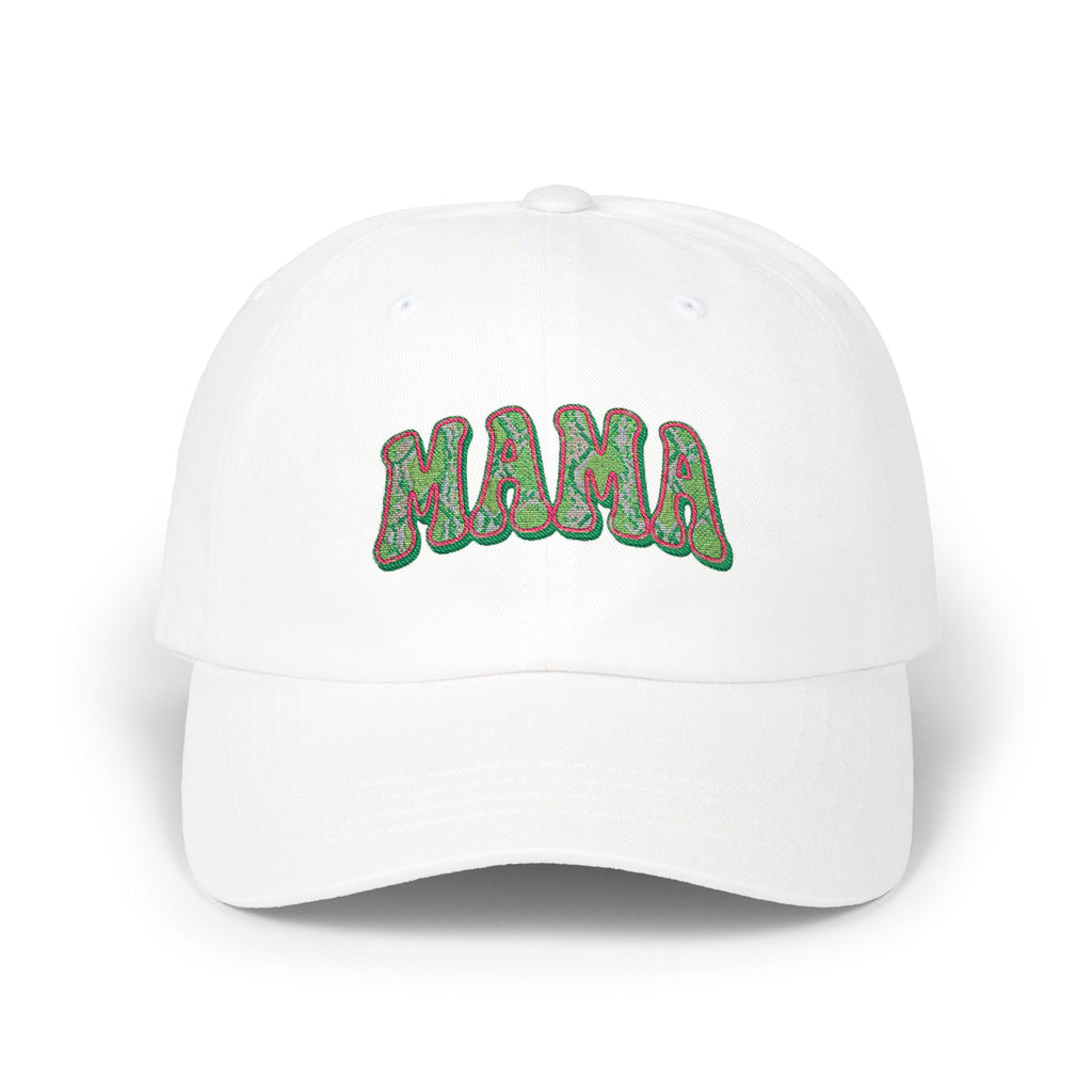 Snake Skin MAMA Embroidery Cap