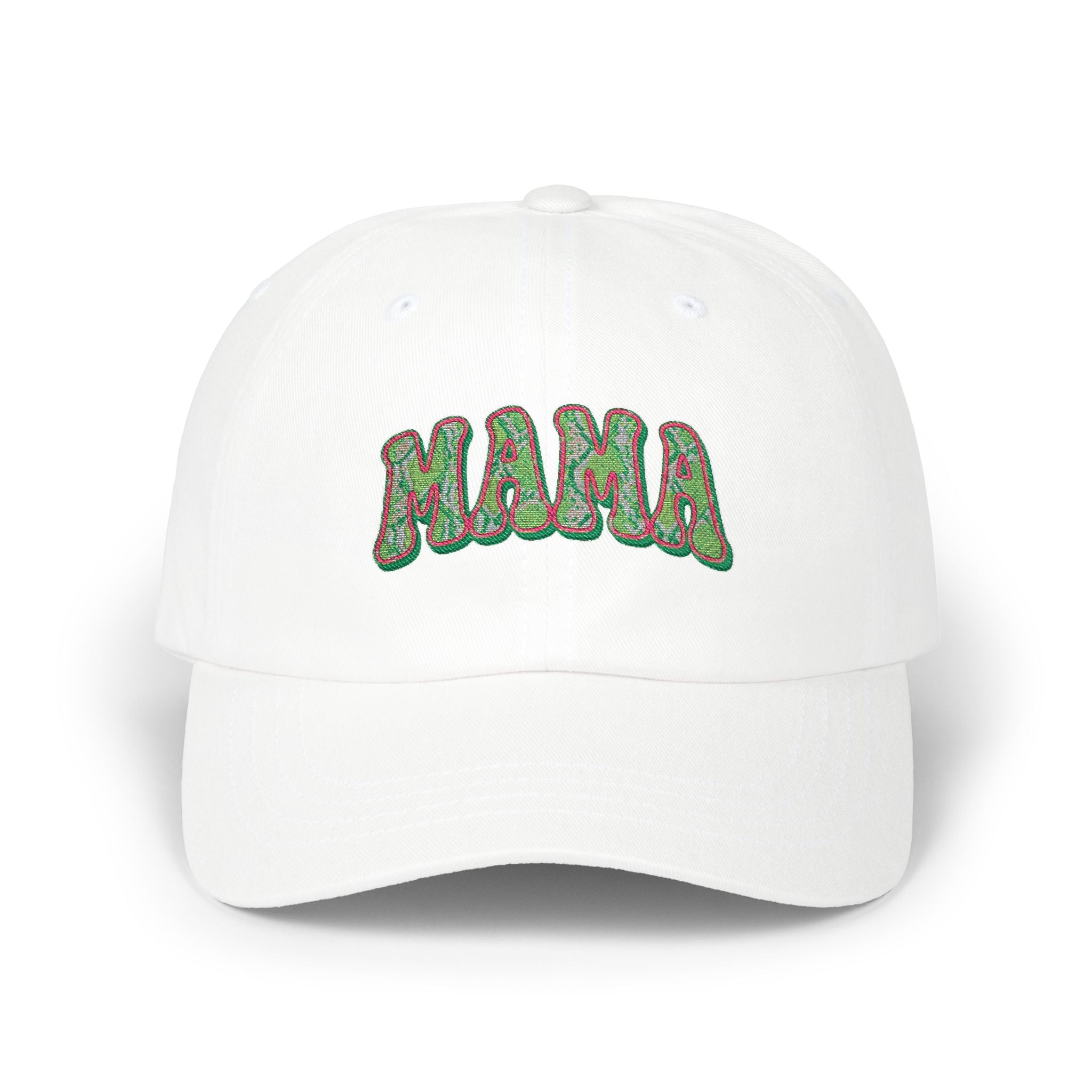 Snake Skin MAMA Embroidery Cap