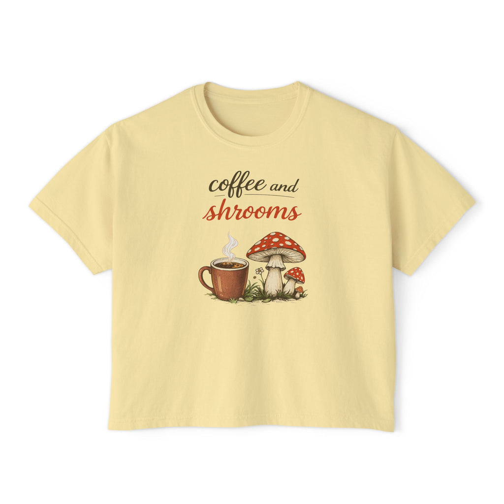 Coffee and Shrooms Women's Boxy Tee