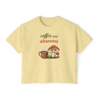 Coffee and Shrooms Women's Boxy Tee