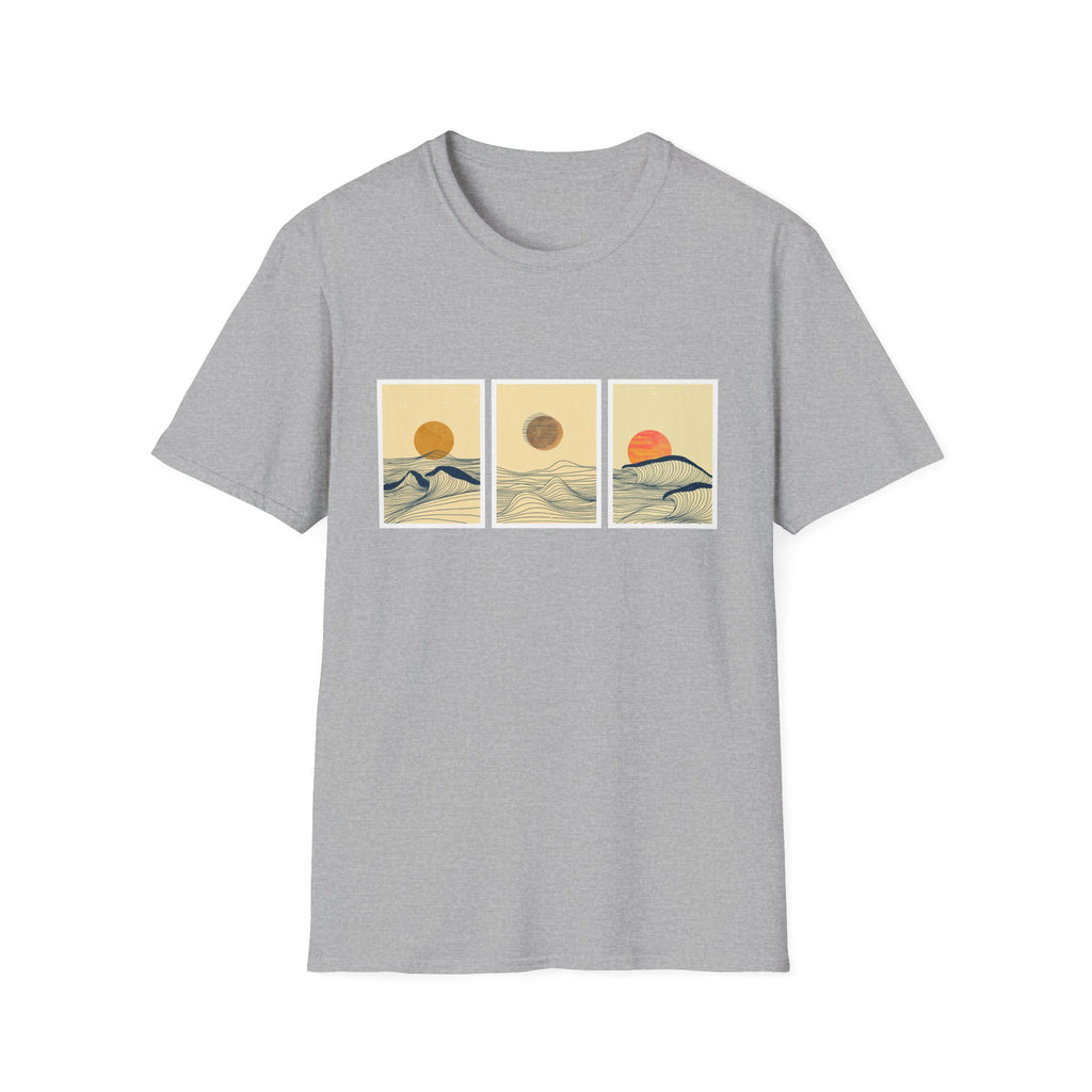 Trio Sun Sketch Unisex Softstyle T-Shirt