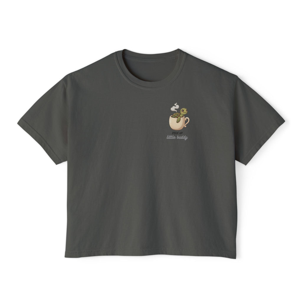 Perk Up Little Buddy Women's Boxy Tee