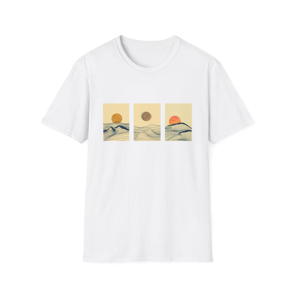 Trio Sun Sketch Unisex Softstyle T-Shirt