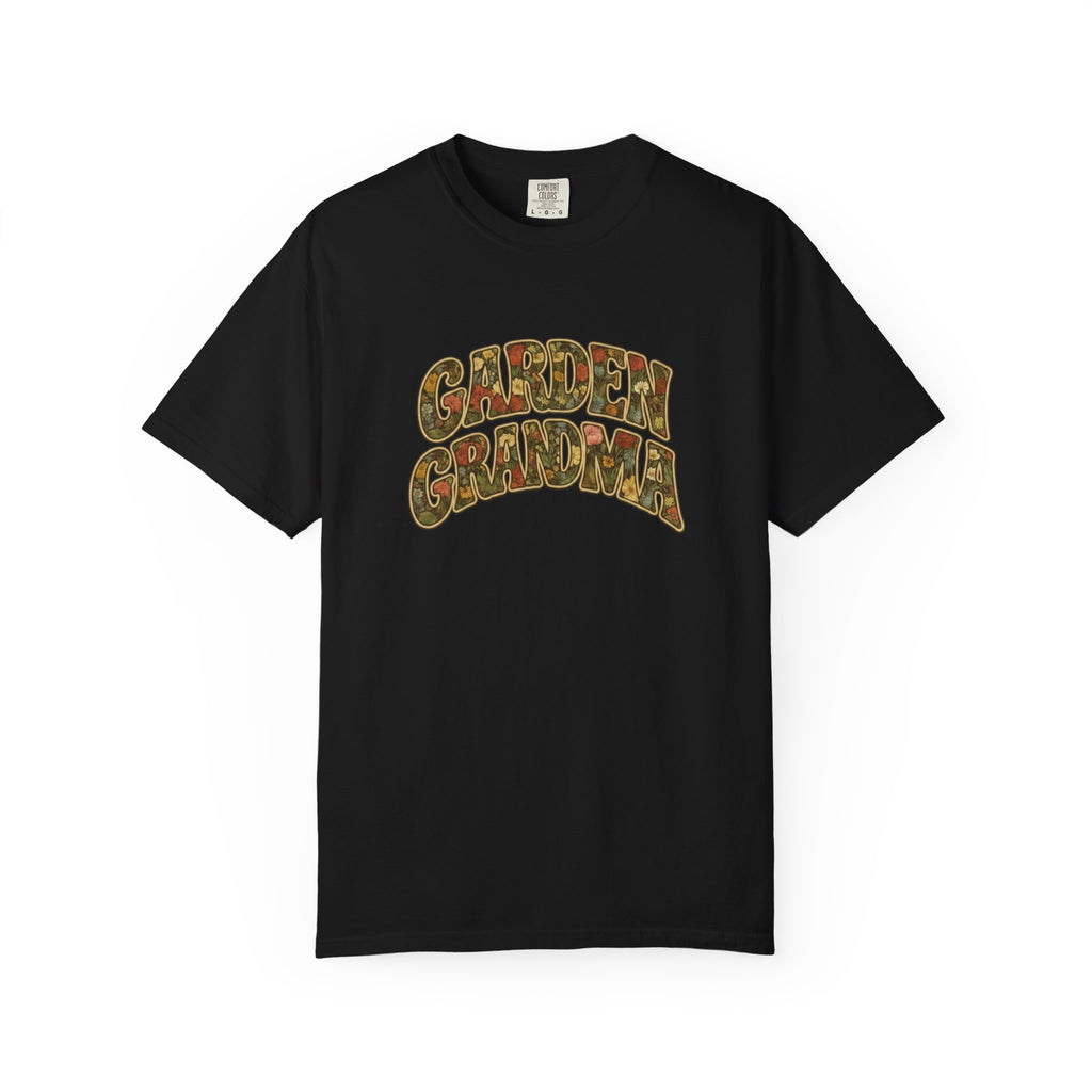 Garden Grandma Floral Design T-shirt