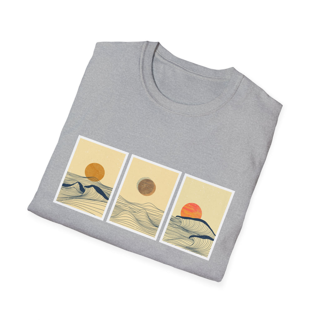 Trio Sun Sketch Unisex Softstyle T-Shirt