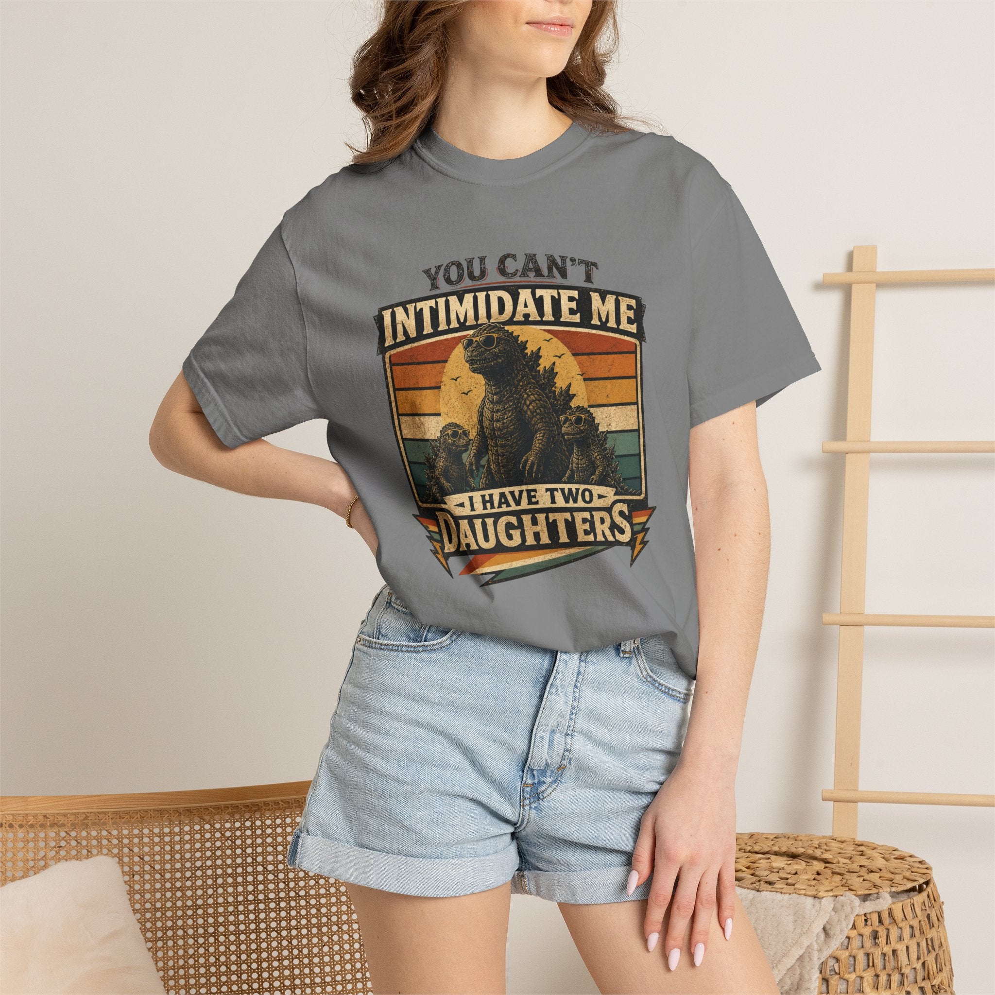 You Can't Intimidate Me I Have Two Daughters T-shirt