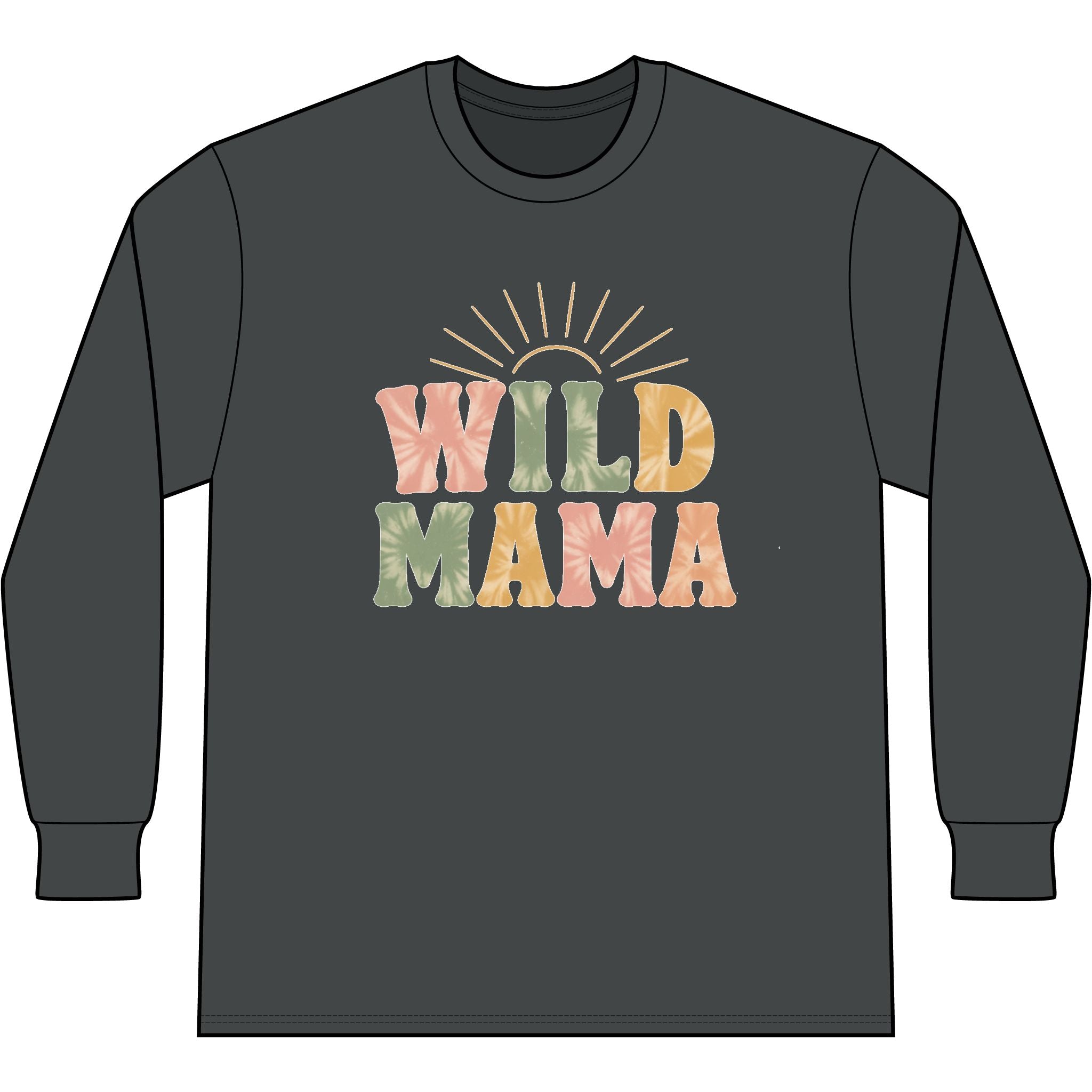 Wild Mama "Raising Wild Ones" Right Sleeve Tri Long
