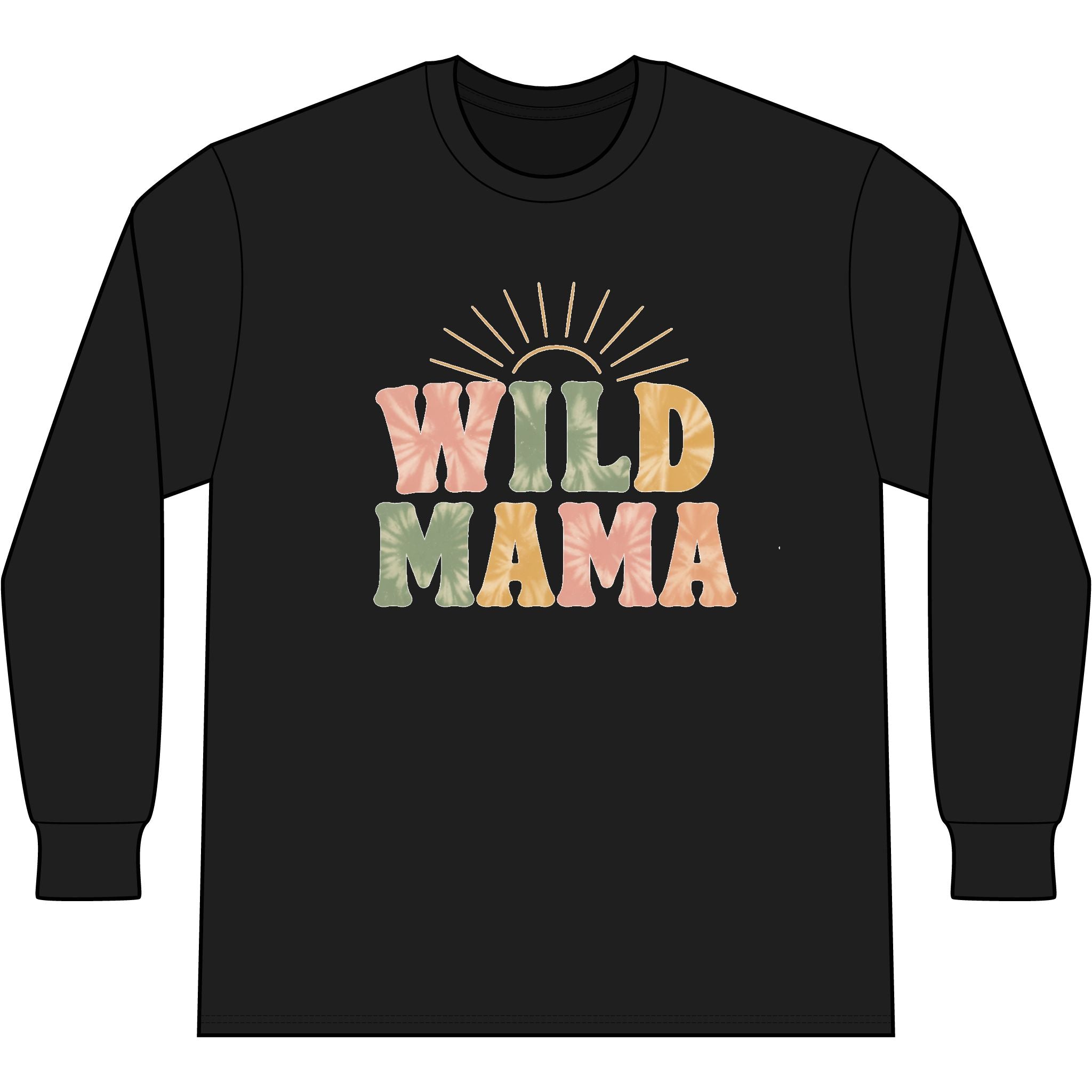 Wild Mama "Raising Wild Ones" Right Sleeve Tri Long