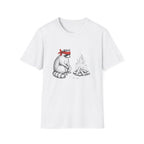 Raccoon Campfire Unisex Softstyle T-Shirt