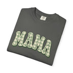 Mama Retro Gingham Graphics Unisex Garment-Dyed T-shirt