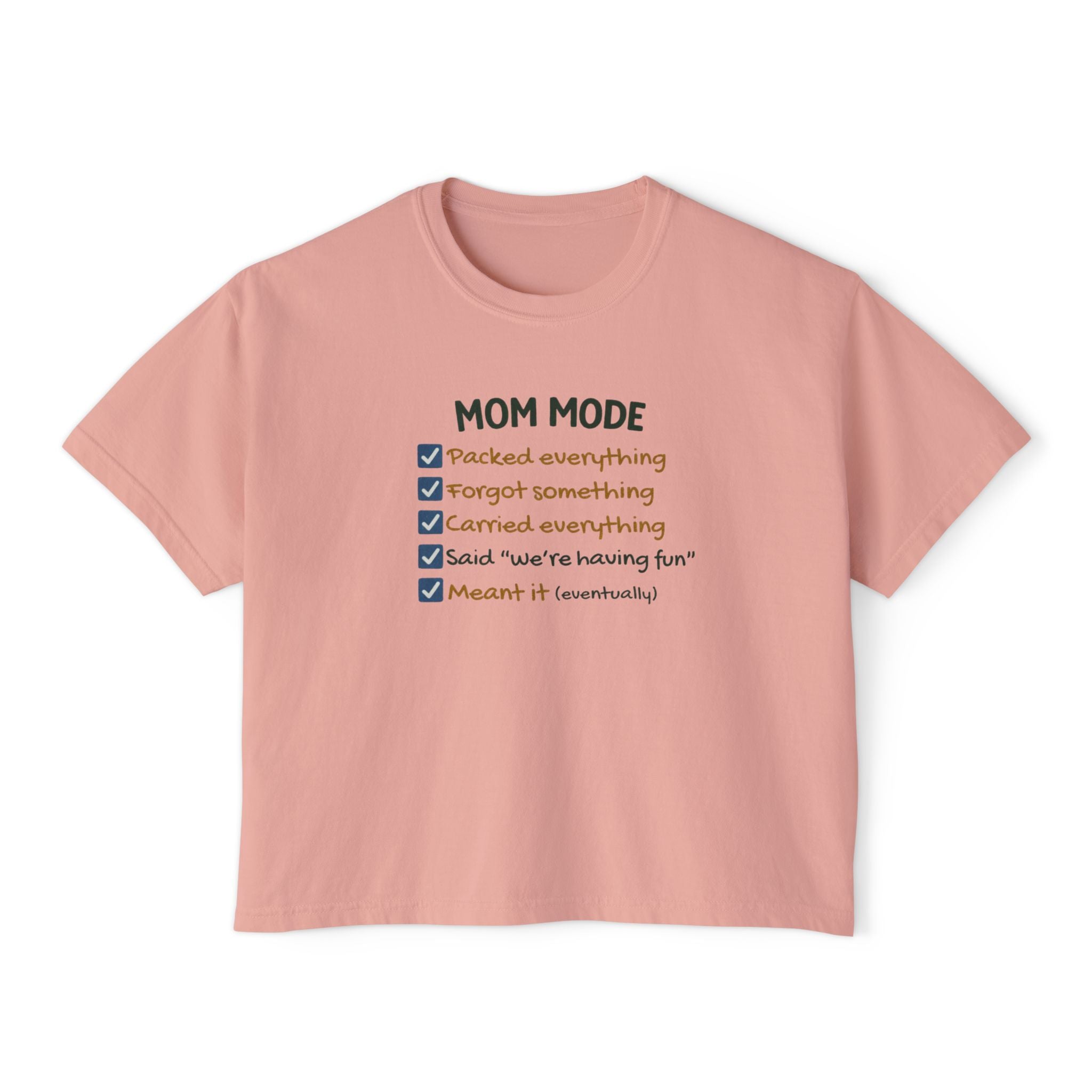 Mom Mode Women's Boxy Tee