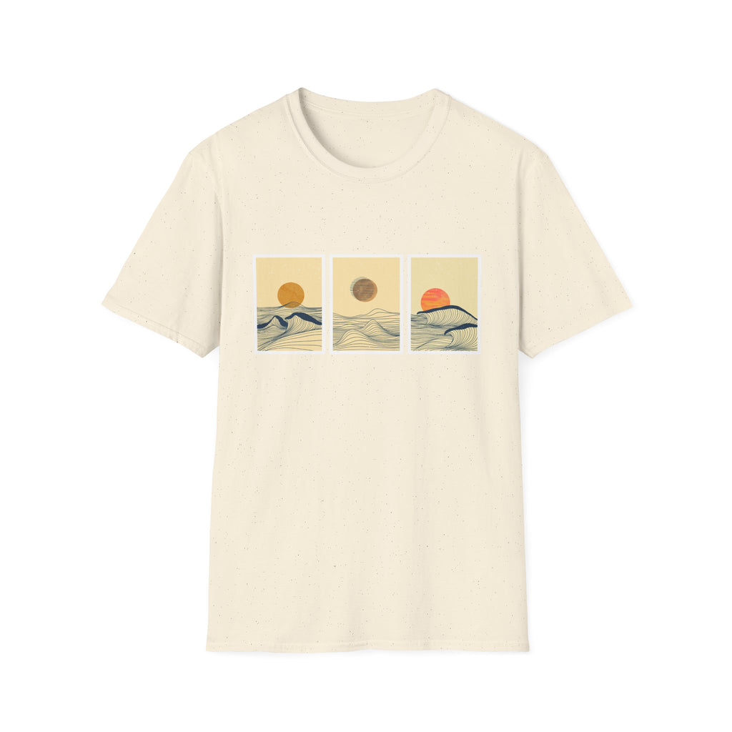 Trio Sun Sketch Unisex Softstyle T-Shirt