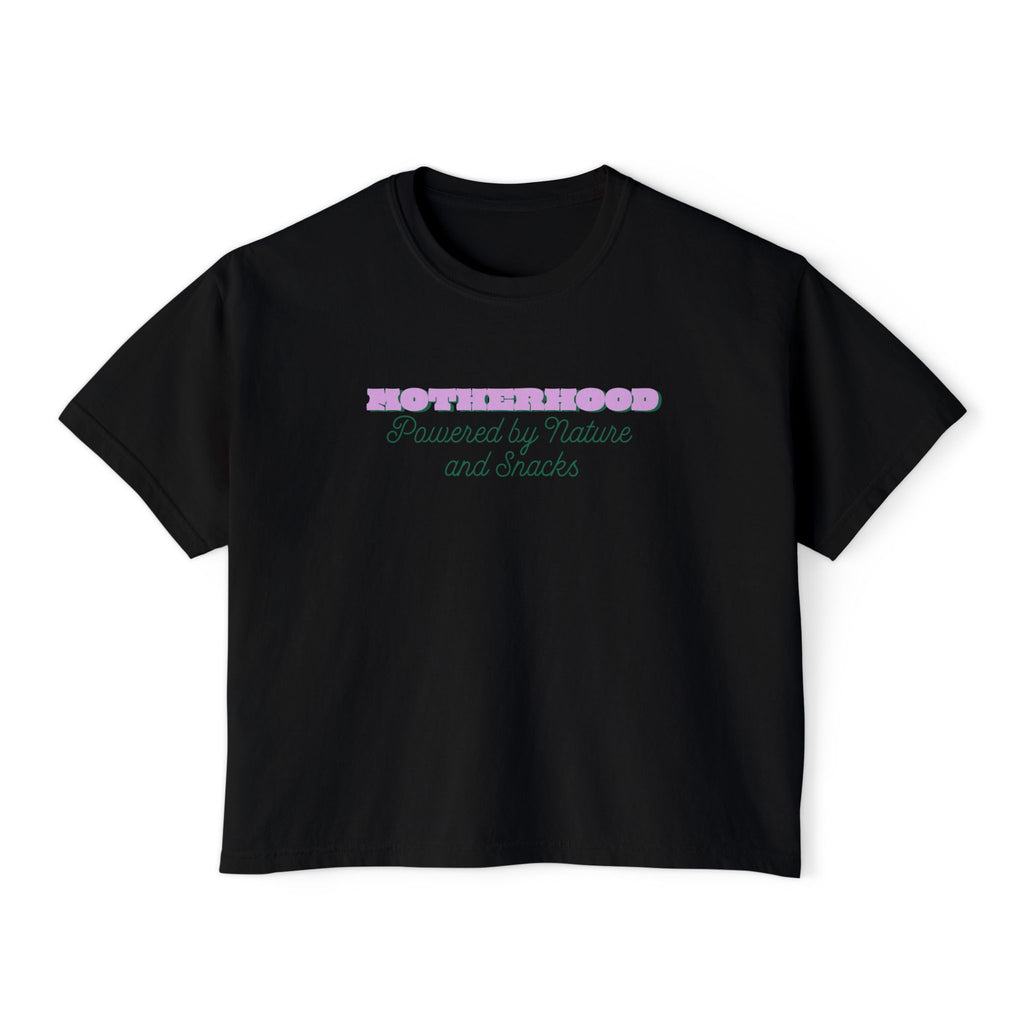Motherhood Nature and Snacks Women's Boxy Tee