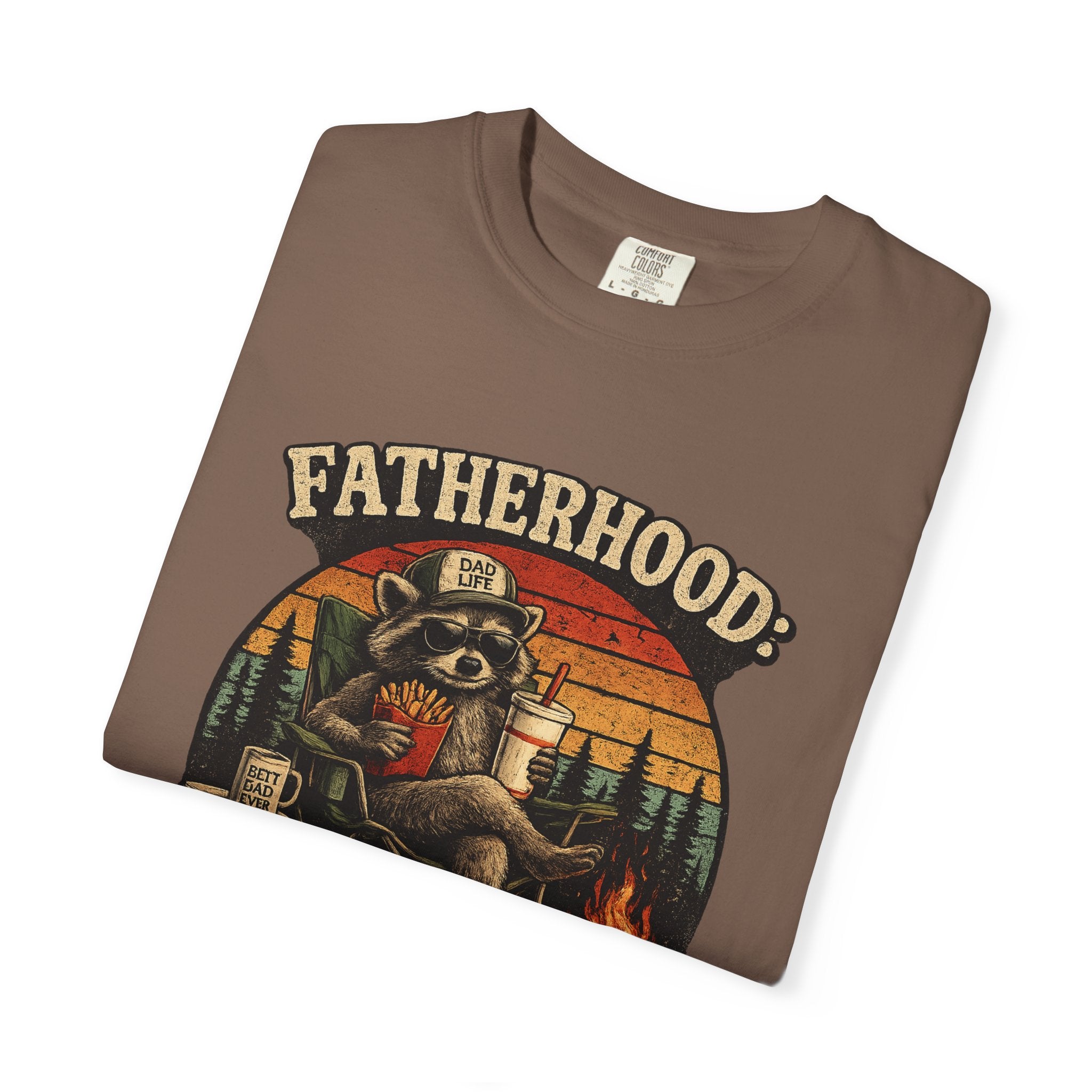 Fatherhood: Powered By Leftover Fries T-shirt