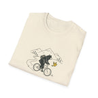 Bear On Bike Trail Unisex Softstyle T-Shirt