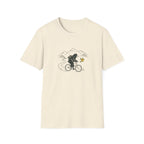 Bear On Bike Trail Unisex Softstyle T-Shirt