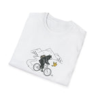 Bear On Bike Trail Unisex Softstyle T-Shirt