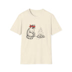 Raccoon Campfire Unisex Softstyle T-Shirt