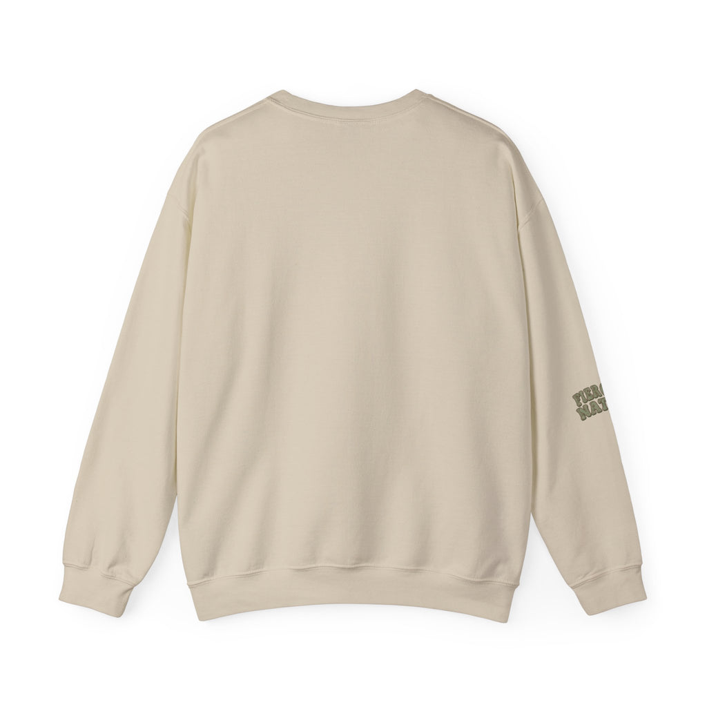 Mama "Fierce By Nature" Snake Skin Unisex Heavy Blend™ Crewneck Sweatshirt