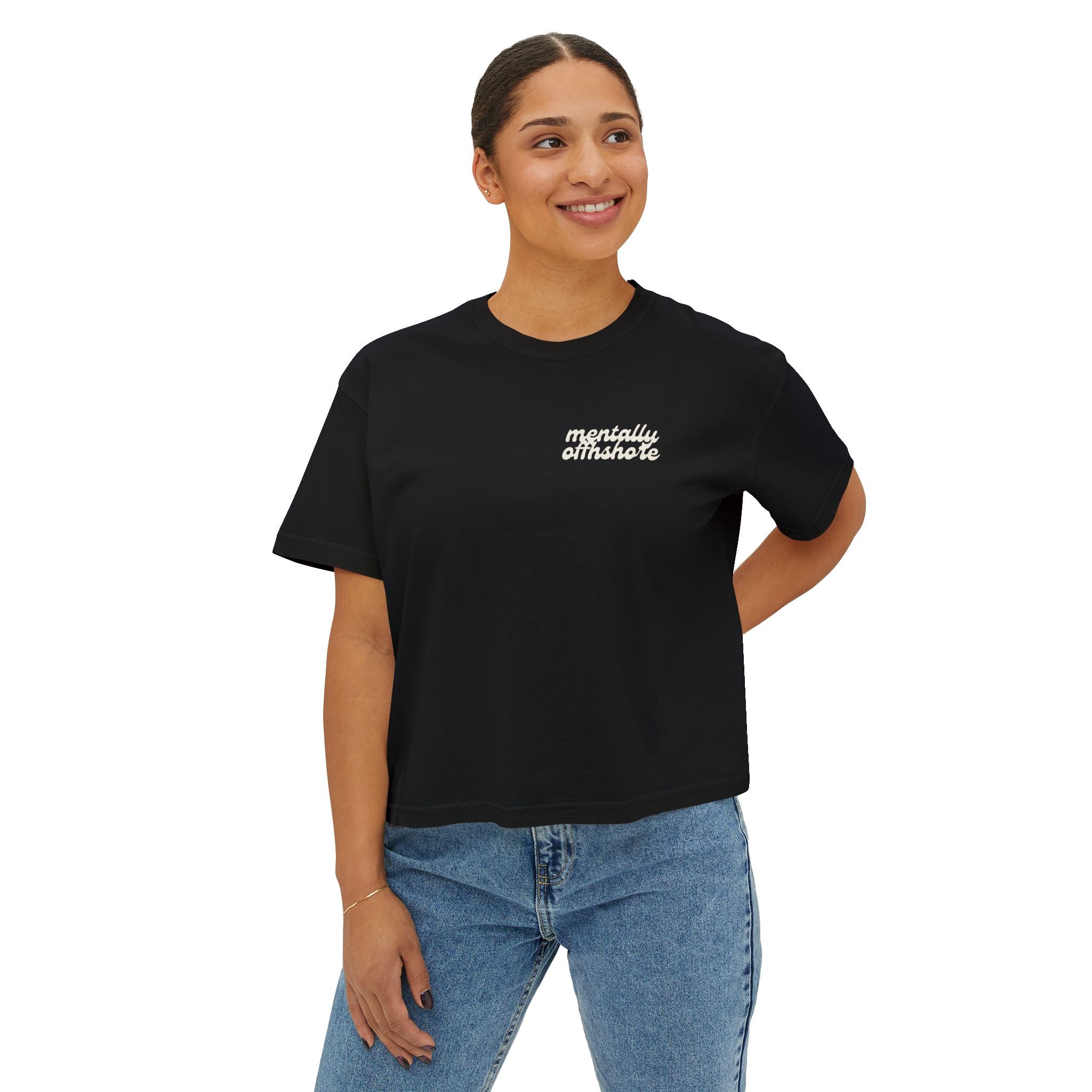 Mentally Offshore Women's Boxy Tee