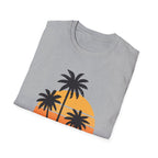 Retro Palm Tree Graphics Unisex Softstyle T-Shirt