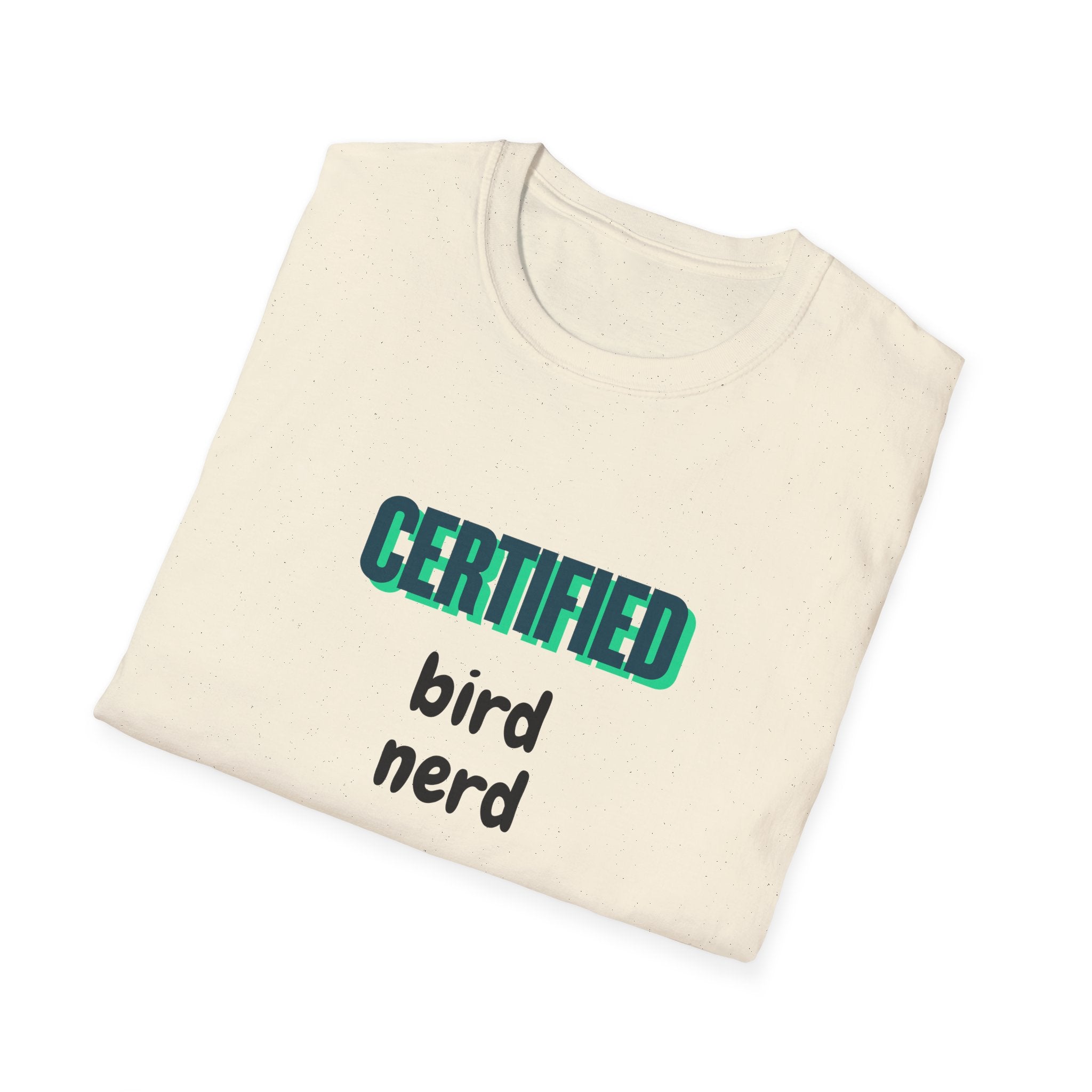 Certified Bird Nerd Unisex Softstyle T-Shirt