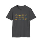 Sun and Waves Graphics Unisex Softstyle T-Shirt