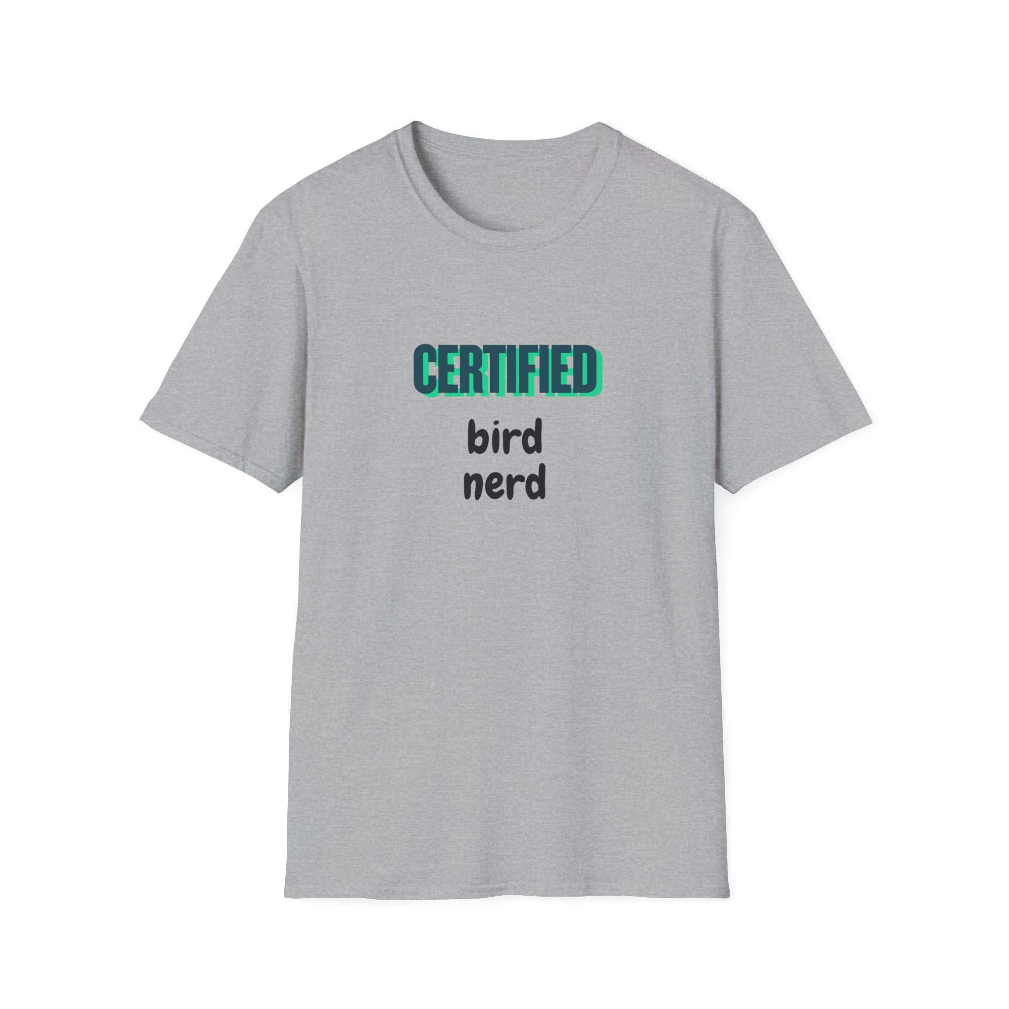 Certified Bird Nerd Unisex Softstyle T-Shirt