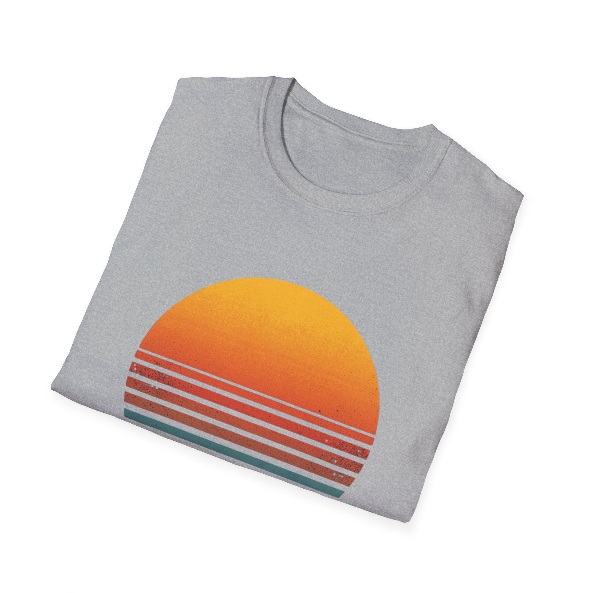 Retro Sun Unisex Softstyle T-Shirt